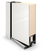 Splendoor Haustür COMFORT C1050 RAL 9016-RAL 9016 Detail Querschnitt