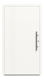 Splendoor Haustür SMART S1020 RAL 9016-RAL 9016 Frontansicht außen