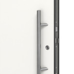 Splendoor Haustür SMART S1020 RAL 9016-RAL 9016 Detail Drücker