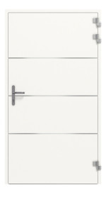Splendoor Haustür SMART S1060 RAL 9016-RAL 9016 Frontansicht innen