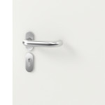 Hörmann Haustür Thermo46 015 mit Seitenteil RAL 9016-RAL 9016 Detail Oberfläche