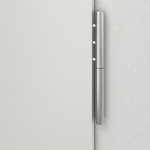 Hörmann Haustür Thermo46 750 mit Seitenteil RAL 9016-RAL 9016 Detail Bänder