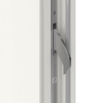 Meeth Haustür Signum Exklusiv PVC 84 RAL 9016-RAL 9016 Detail Schließer