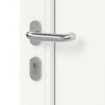 Meeth Haustür Signum Exklusiv PVC 84 RAL 9016-RAL 9016 Detail Oberfläche
