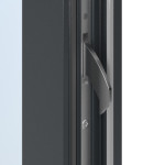 Meeth Haustür Signum Alu 60 RAL 7016-RAL 7016 Detail Schließer
