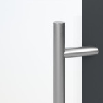 Meeth Haustür Signum Alu 60 RAL 7016-RAL 9016 Detail Drücker