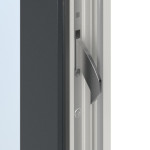Meeth Haustür Signum Alu 60 RAL 7016-RAL 9016 Detail Schließer