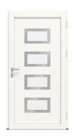 Meeth Haustür Signum Alu 92 RAL 9016-RAL 9016 Frontansicht innen