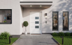 Interio Energiespar-Haustür Stahl-Alu Motiv B03 RAL 9016-RAL 9016 Stilwelt main
