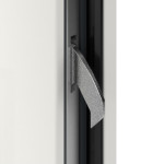 Interio Energiespar-Haustür Stahl-Alu Motiv B03 RAL 9016-RAL 9016 Detail Schließer