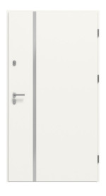 Haustür System S68 2ZA Hebe RAL 9016-RAL 9016 Frontansicht innen