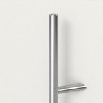 Haustür System S68 2ZA Neptun RAL 9016-RAL 9016 Detail Drücker