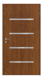 Haustür System S68 ZL ARCTIC Westa Golden Oak-Golden Oak Frontansicht innen