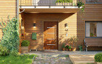 Haustür System S68 ZL ARCTIC Westa Golden Oak-Golden Oak Stilwelt main