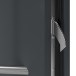 Haustür System S68 ZL ARCTIC Westa RAL 7016-RAL 7016 Detail Schließer