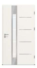Haustür System S68 ZL ARCTIC Luna RAL 9016-RAL 9016 Frontansicht innen
