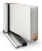 Haustür System S68 ZL ARCTIC Luna RAL 9016-RAL 9016 Detail Querschnitt