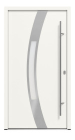 Haustür System S68 ZL ARCTIC Idalia RAL 9016-RAL 9016 Frontansicht außen