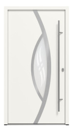 Haustür System S68 ZL ARCTIC Gaja RAL 9016-RAL 9016 Frontansicht außen