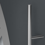 Haustür System S68 ZL ARCTIC Gaja RAL 7016-RAL 7016 Detail Drücker