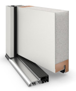 Haustür System S68 ZL ARCTIC Gaja RAL 9016-RAL 9016 Detail Querschnitt