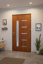 Haustür System S68 ZL ARCTIC Juventus Golden Oak-Golden Oak Stilwelt innen