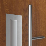 Haustür System S68 ZL ARCTIC Juventus Golden Oak-Golden Oak Detail Drücker