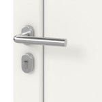 Haustür Smart AL-104 RAL 9016-RAL 9016 Detail Oberfläche