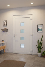 Haustür Smart AL-104 RAL 9016-RAL 9016 Stilwelt innen
