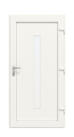 Haustür Kunststoff Premium F003 RAL 9016-RAL 9016 Frontansicht innen