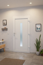 Haustür Kunststoff Premium F003 RAL 9016-RAL 9016 Stilwelt innen