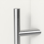 Haustür Kunststoff Premium F003 RAL 9016-RAL 9016 Detail Drücker