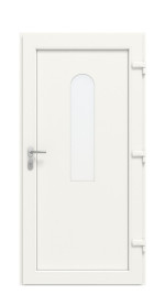 Haustür Kunststoff Premium F012 RAL 9016-RAL 9016 Frontansicht innen