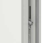 Haustür Kunststoff Premium F016 RAL 9016-RAL 9016 Detail Schließer