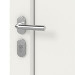 Haustür Kunststoff Premium F016 RAL 9016-RAL 9016 Detail Oberfläche