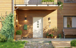 Haustür Kunststoff Premium F024 RAL 9016-RAL 9016 Stilwelt main