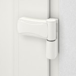 Haustür Kunststoff Premium F036 Anthrazit Struktur-RAL 9016 Detail Bänder