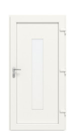 Haustür Kunststoff Premium F052 RAL 9016-RAL 9016 Frontansicht innen
