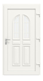 Haustür Kunststoff Premium T009 RAL 9016-RAL 9016 Frontansicht innen