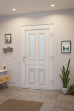 Haustür Kunststoff Premium T043 RAL 9016-RAL 9016 Stilwelt innen