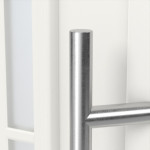 Haustür Kunststoff Premium T043 RAL 9016-RAL 9016 Detail Drücker