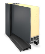 Hörmann Haustür ISOPRO IP 020 RAL 7016-RAL 7016 Detail Querschnitt