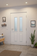 Hörmann Haustür ISOPRO IP 410 RAL 9016-RAL 9016 Stilwelt innen