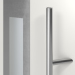 Haustür System S68 ZL ARCTIC Temidas RAL 9016-RAL 9016 Detail Drücker