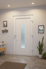 Haustür Kunststoff Premium Plus F016 RAL 9016-RAL 9016 Stilwelt innen