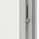 Haustür Kunststoff Premium Plus T011 RAL 9016-RAL 9016 Detail Schließer