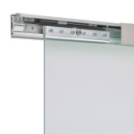 Details von FLEXO Exclusiv Schiebetürsystem Eloxal Edelstahl