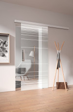 Milieu von FLEXO Glasschiebetür Klarglas Traverso S 3606