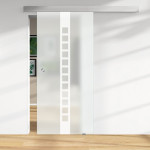 Ansicht von FLEXO Glasschiebetür Satiniert Quadro L 5636