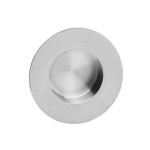 Griffmuschel rund 34/55 mm Edelstahl gebürstet - Intersteel